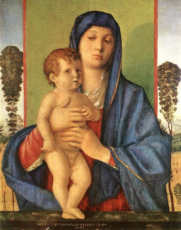 BELLINI, Giovanni Madonna degli Alberetti  25 oil painting picture